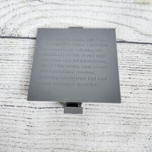 Milton Bradley 1989 Mall Madness Replacement Game Part Piece Gray Battery Cover